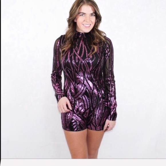 Banjul Tight long sleeves romper with turtle neck - Picture 3 of 3